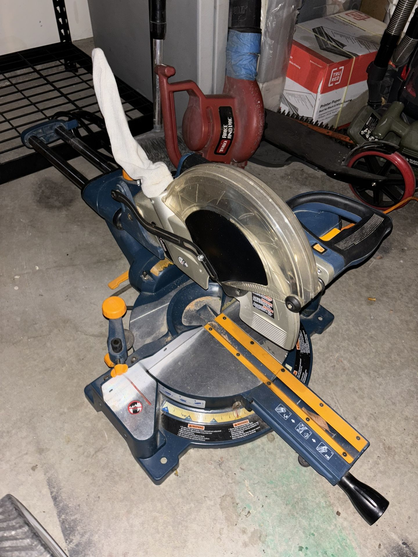 RYOBI 10"  Sliding Compound Miter Saw W/ Laser