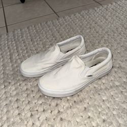 White Vans Women’s 8