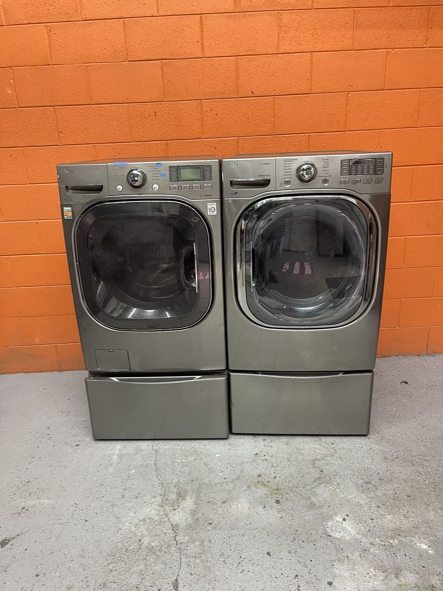 Washer Dryer Set Gas High Capacity Big Load