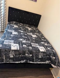 Full size bed with mattress