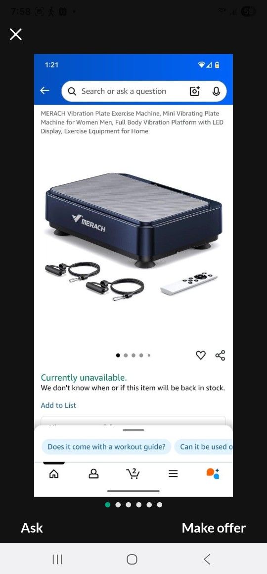 Vibration Plate Exercise Machine