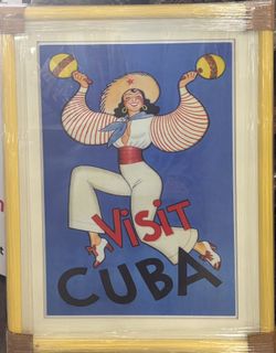 printed framed art piece
