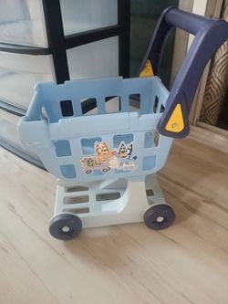 Bluey toddlers shopping cart