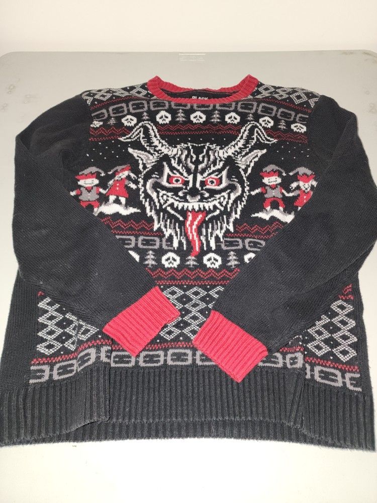 Krampus Holiday Sweater Size L