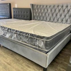 LUXURY MEETS AFFORDABILITY!! OVERSIZED LUXURY KING SIZE BED $395! INCLUDING DELIVERY!!