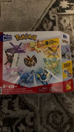 Mega Pokémon Every Eevee Evolution Building Set