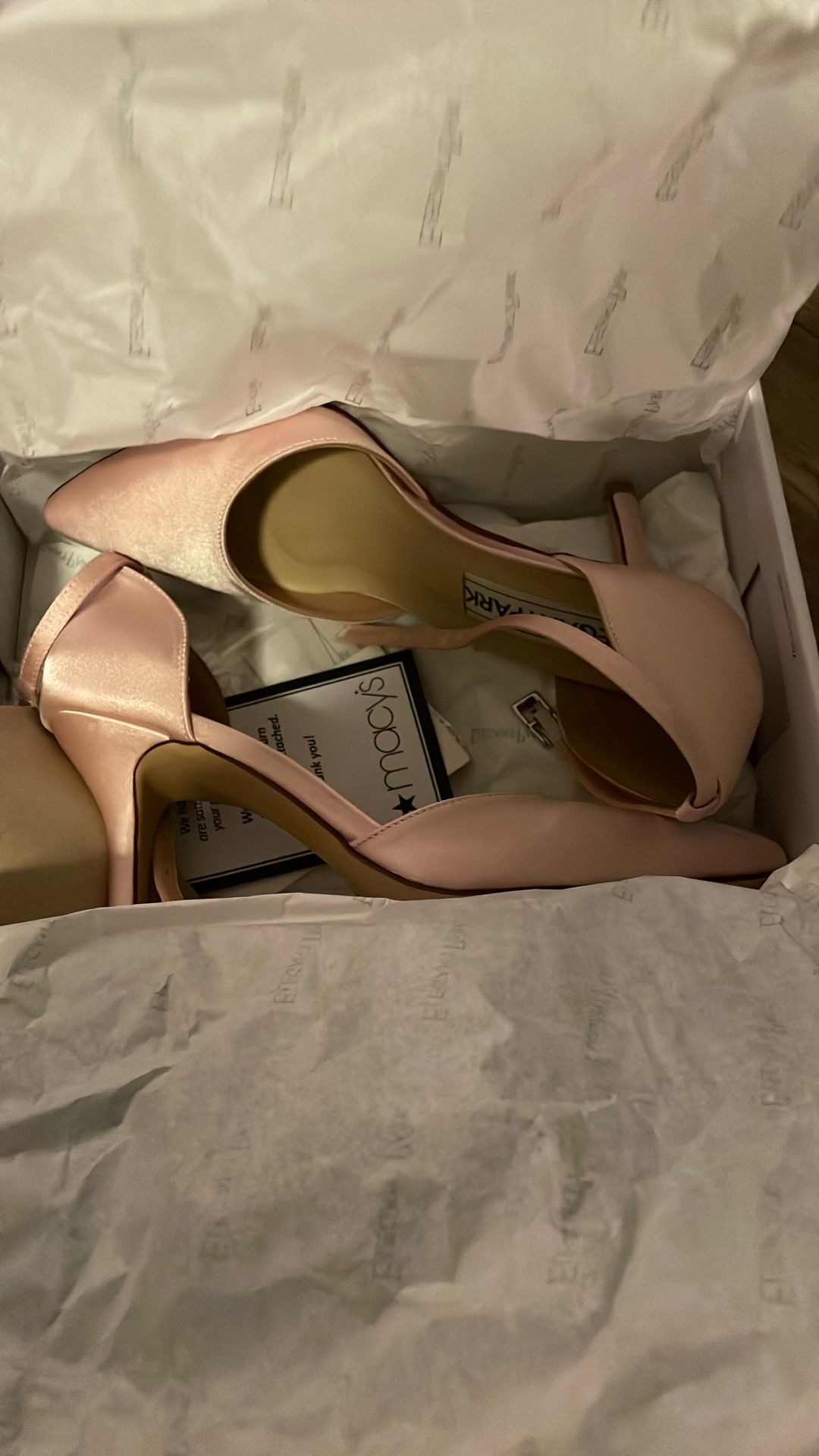 Baby pink heels