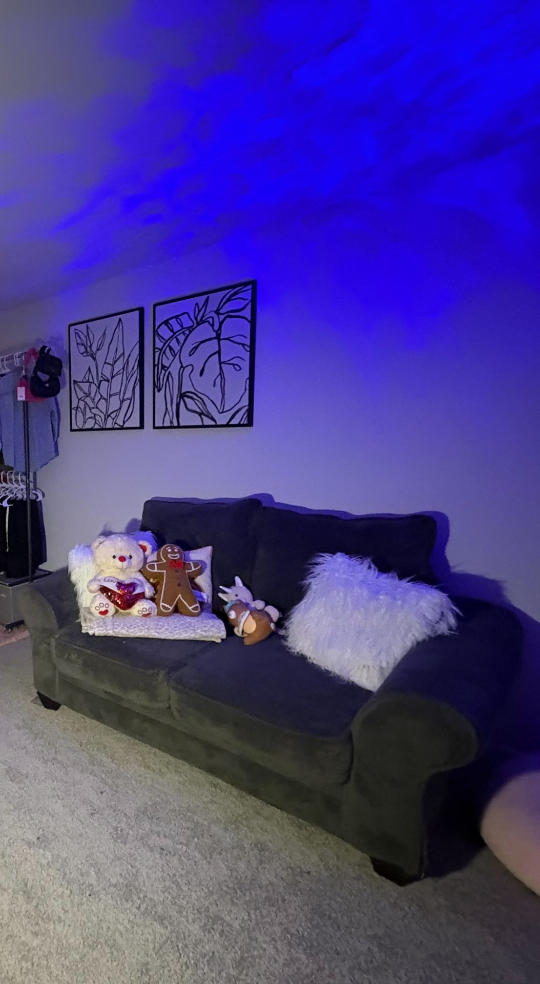 Bob furniture gray 2 seater couch