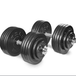Mint TELK 100 Lbs x 2 Adjustable Dumbbells GYM Weightlifting Weights Strength Training - MSRP $367.99+ Tax & Shipping - Space Saver 200 Lb Set