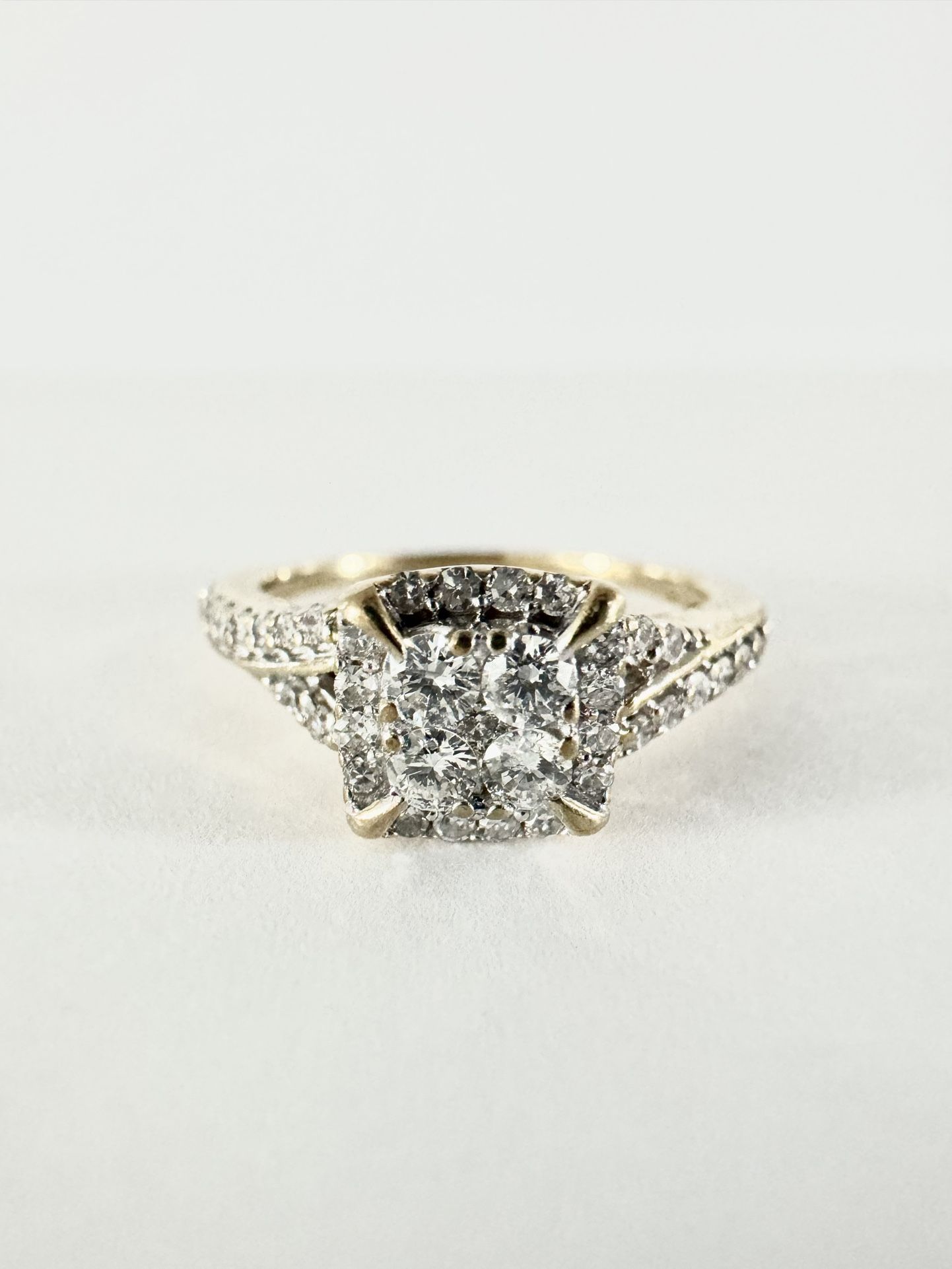 10K Yellow Gold Diamond Bridal Set