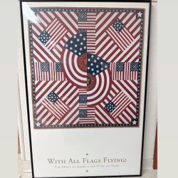 “With All Flags Flying” Studio Hinrichs Framed Print 🇺🇸