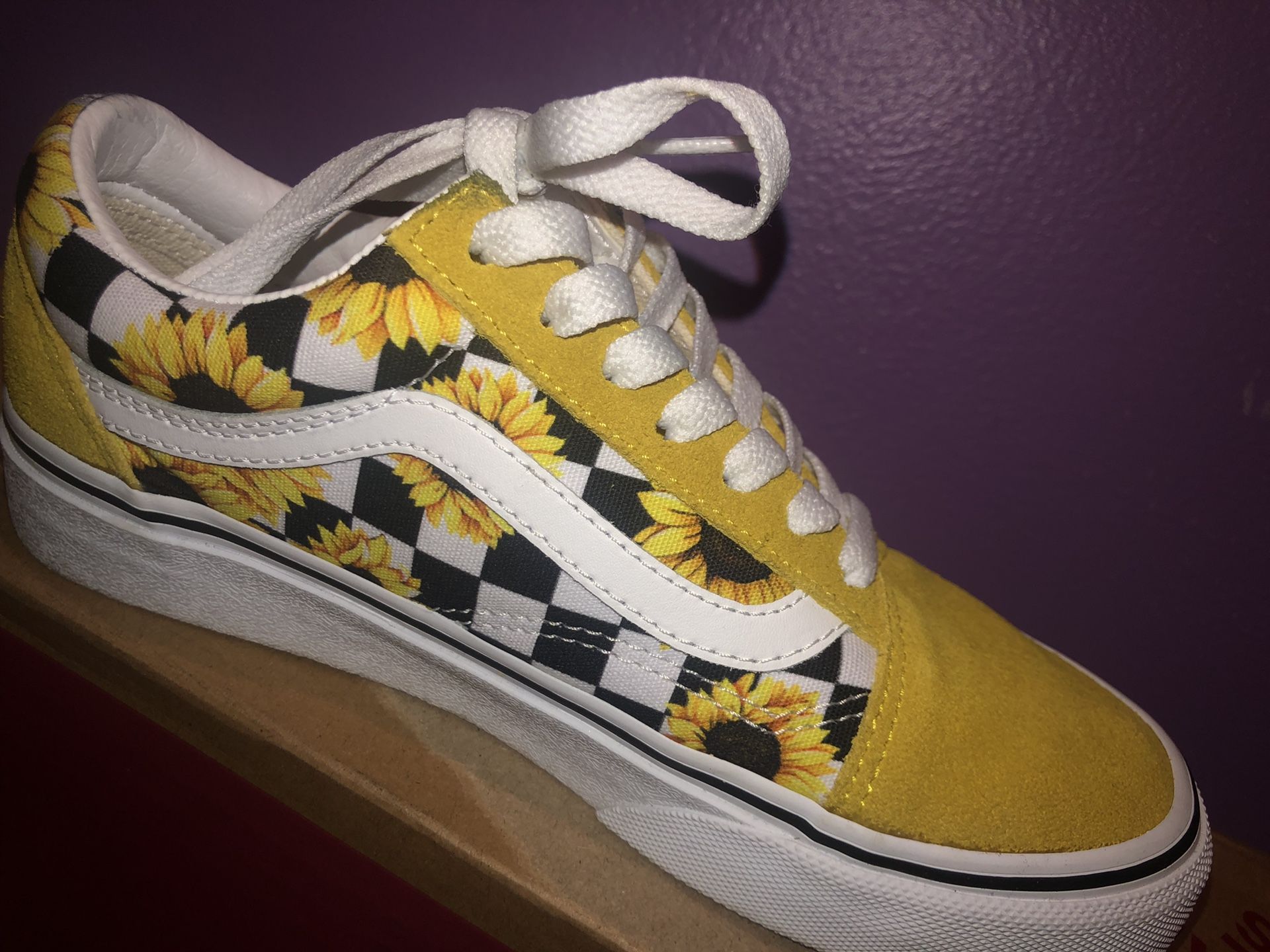 Custom Sunflower Old Skool Vans