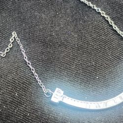 Baguette Pendant  Chain