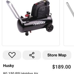 Husky

8G 150 PSI Hotdog Air
Compressor