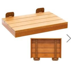 Floating Teak Shower Bench 