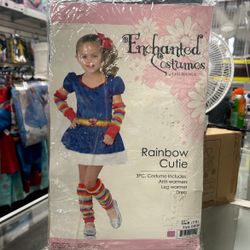 Rainbow Brite - Rainbow Cutie Costume- Enchantment by Leg Avenue - New