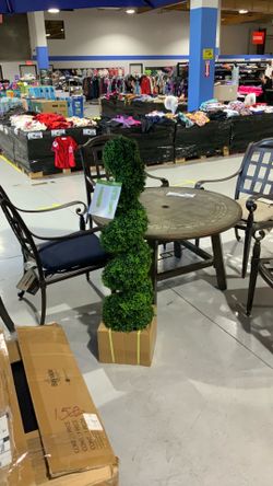 4 Ft UV resistant spiral topiary $50