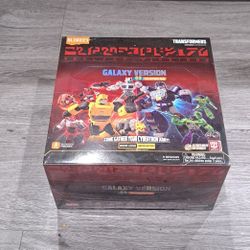 SEALED CASE Blokees Transformers Figure Blind Box Galaxy 3 Autobot Soundwave Bumblebee Slag Ultra Magnus Sideswipe Red Alert Scavenger Bone Crusher