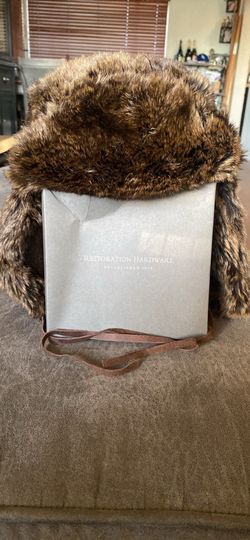 RESTORATION HARDWARE FUR HAT