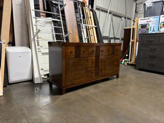 Credenza Wood  with Multiple Drawers