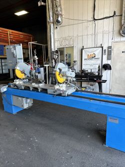 Pertici Univer 400 CNC DOUBLE HEAD (Mitre) CUTTING MACHINE