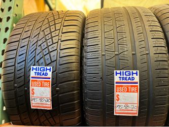 Singles used tires 295/40/20 each $80