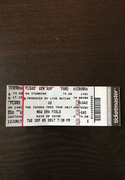 U2 The Joshua Tree Tour