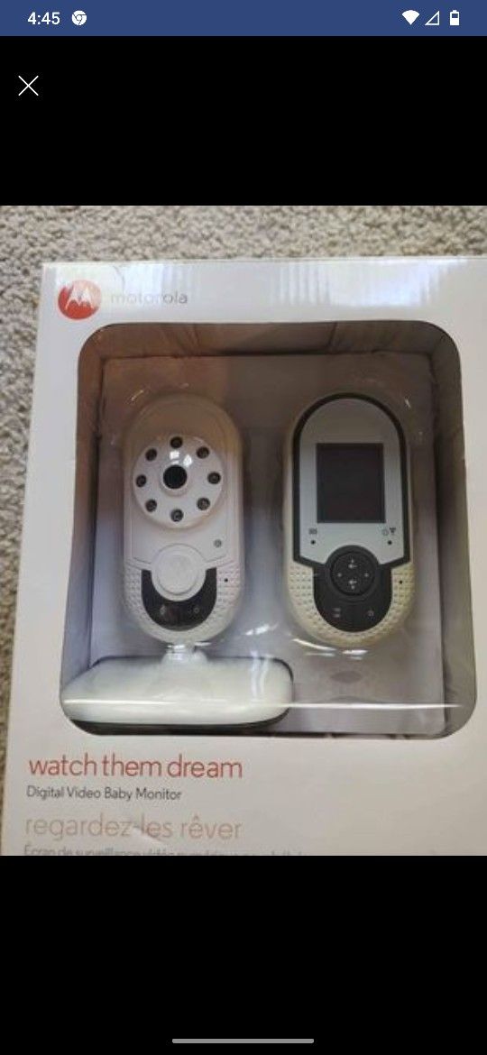 Motorola Digital Video Baby Monitor Model: MBP421