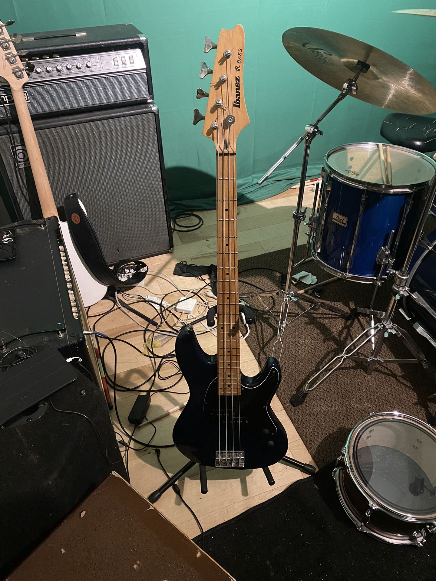 Dark blue Ibanez P bass for Sale in Philadelphia PA OfferUp