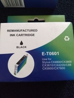 Ink cartridges New color Black new