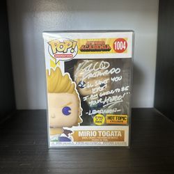Mirio Togata Funko Pop Signed 