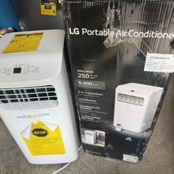 New LG Portable Air Conditioner 6000 btu. With Remote. Works Good And Cold. Must Pickup