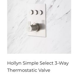 Hollyn Simple Select 3-way Thermostatic Shower Valve