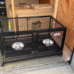 43” Kennel With Wheels 