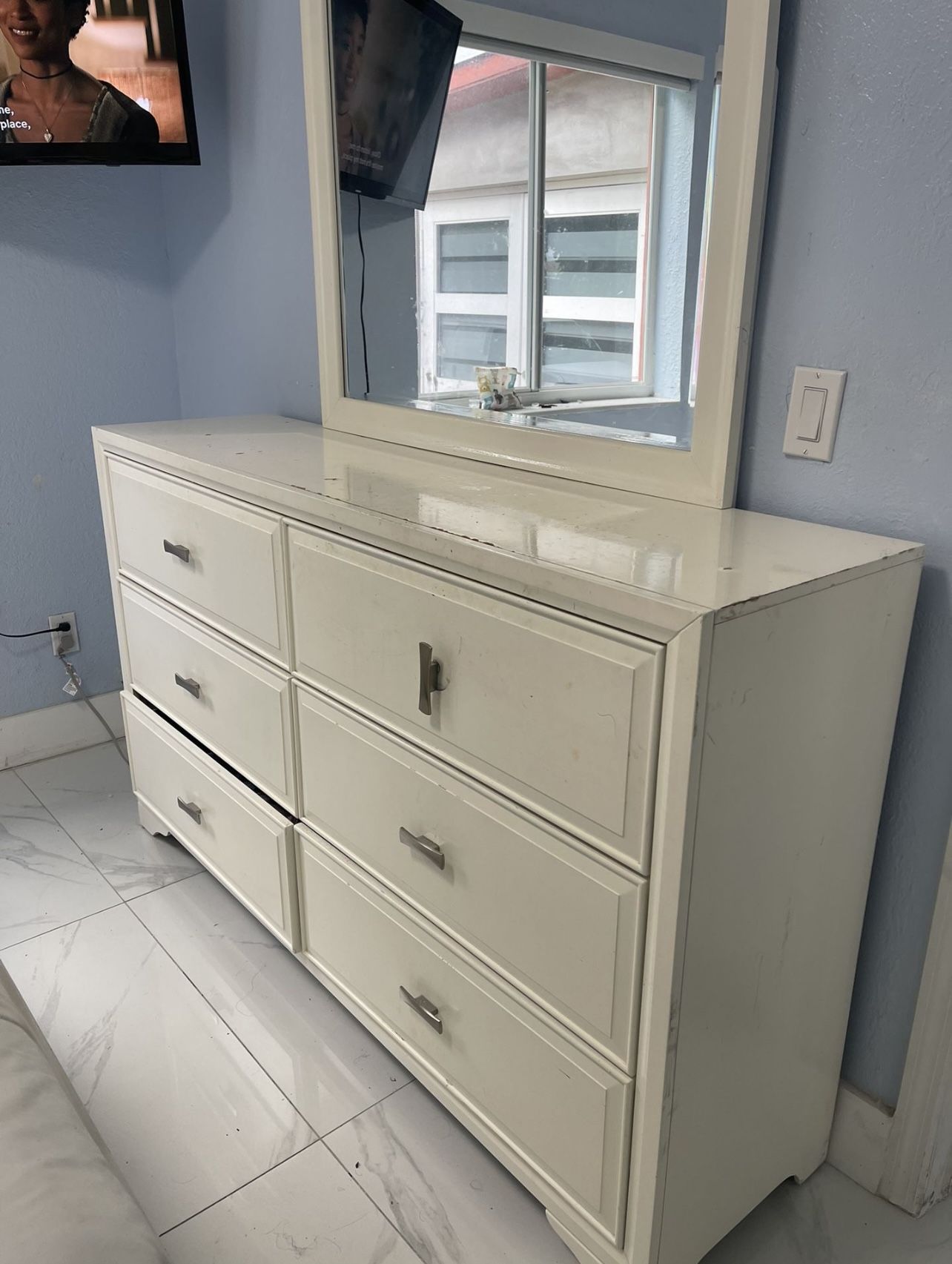 White Dresser