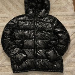 black calvin klein puffer
