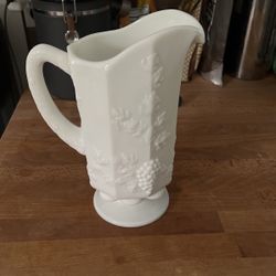 Antique Milk, Glass Pitcher