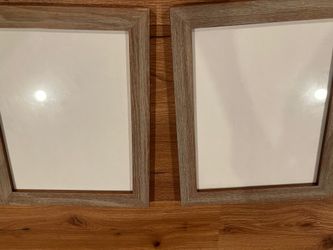2 Photo frames glass 12x16