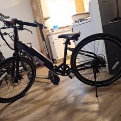 20 Mph Black Go trax Transit e-bike Size 27 Tires 