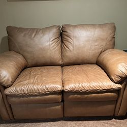 Lane Top Grain Leather Sofa Set