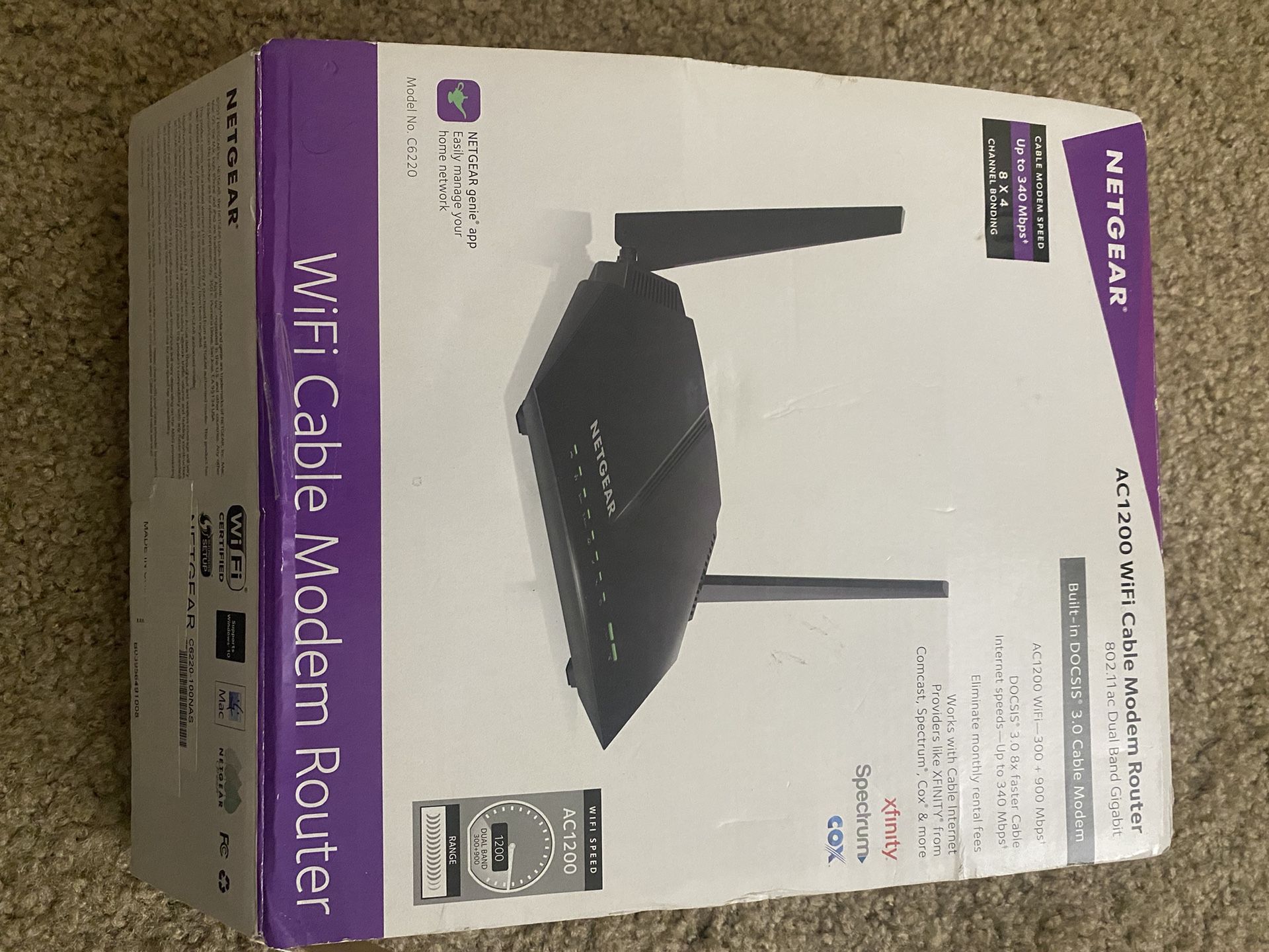 Netgear Wi-fi Cable Modem Router 2 In 1