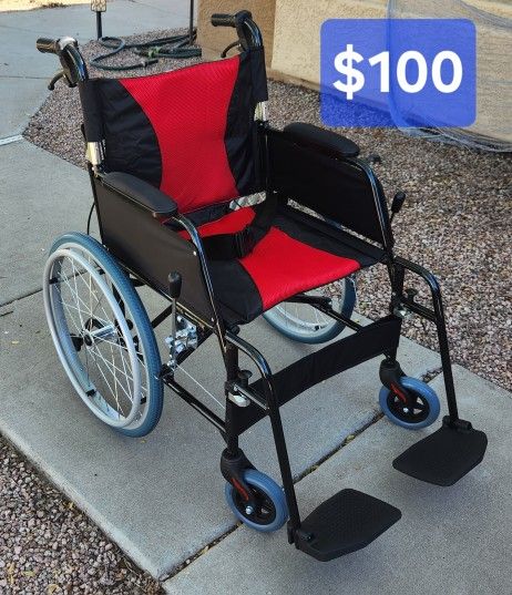 Like New Ultra Lightweight Medwarm Wheelchair