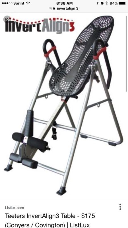 Invert Align 3 Inversion Table