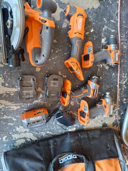 Ridgid 8 piece combo