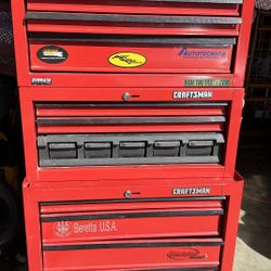 Vintage 3 piece Craftsman rolling tool box set - have keys for locks Sears (contact info removed)62 Sears (contact info removed)30 Sears 706: 597870