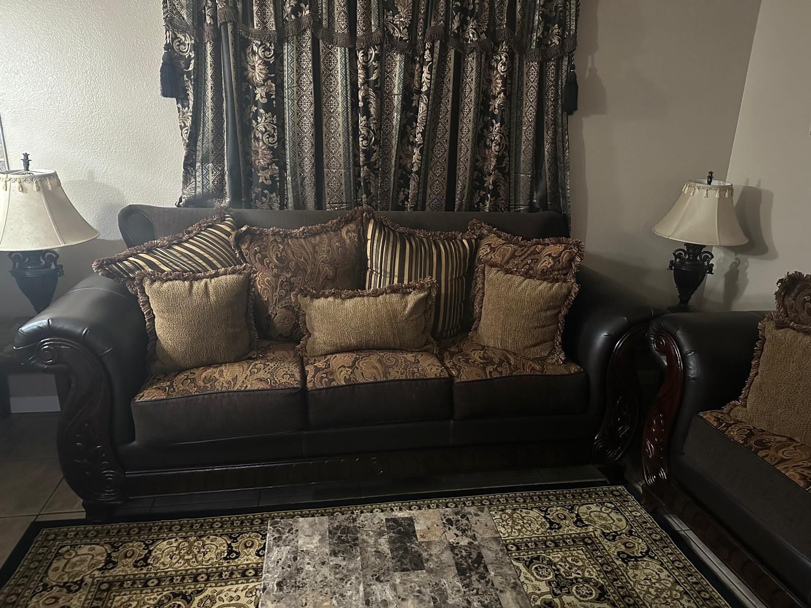 3 Piece Sofa, Loveseat And Oversized Chair 