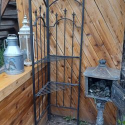 Metal Garden Shelf