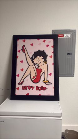 “Brand New Betty Boop Framed Art-perfect condition