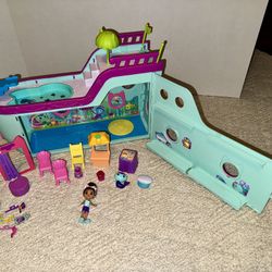 Gabby’s Dollhouse, Gabby Cat Friend Ship Cruise Ship Toy Playset