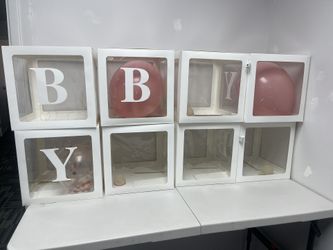 Pop-up Baby Shower Blocks with Lights